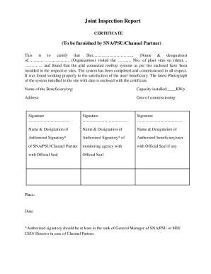 Image result for Joint Inspection Quick Reference Guide