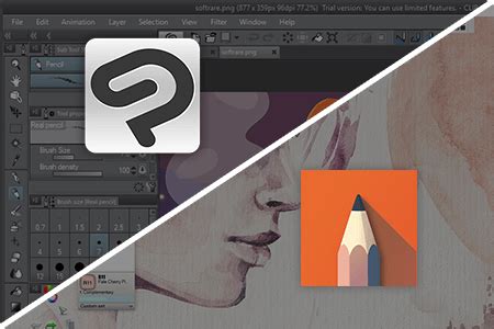 Image result for Procreate vs Sketchbook