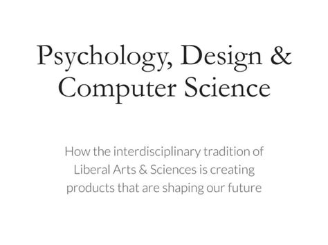 Image result for Psychologist and Computer Science