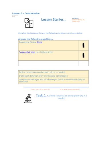 Image result for GCSE Computer Science Compression