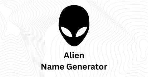 Alien Name Generator に対する画像結果