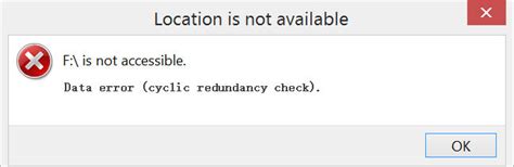Image result for Data Redundancy Check Error
