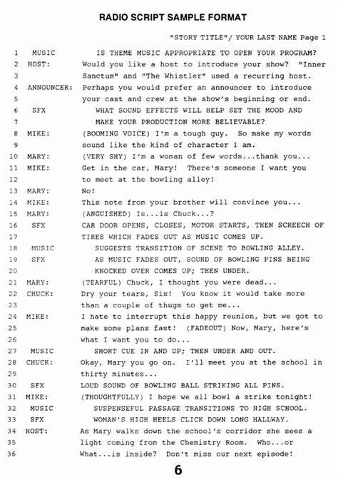 Toradh íomhá ar Stage Play Script Format
