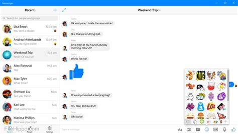 Image result for Messenger App Windows 10