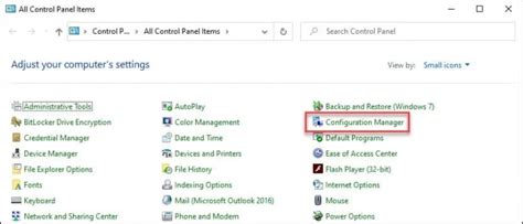 Toradh íomhá ar SCCM Control Panel
