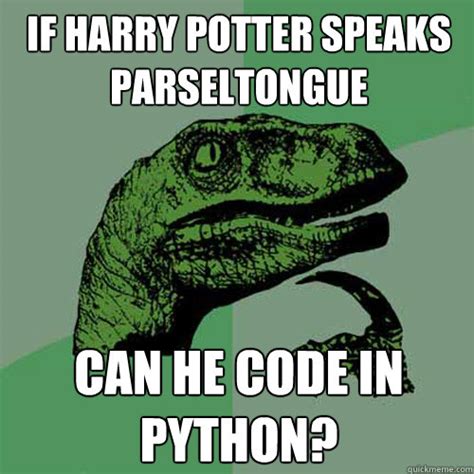 Image result for Harry Potter Python Meme