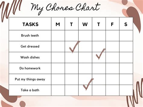 Toradh íomhá ar Typed Weekly Checklist