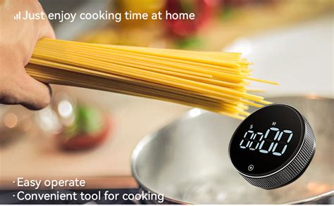 Amazon.com: Eshome Digital Kitchen Timers, Magnetic Visual Timer Large ...