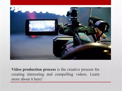 نتيجة الصورة لـ Video Production Process