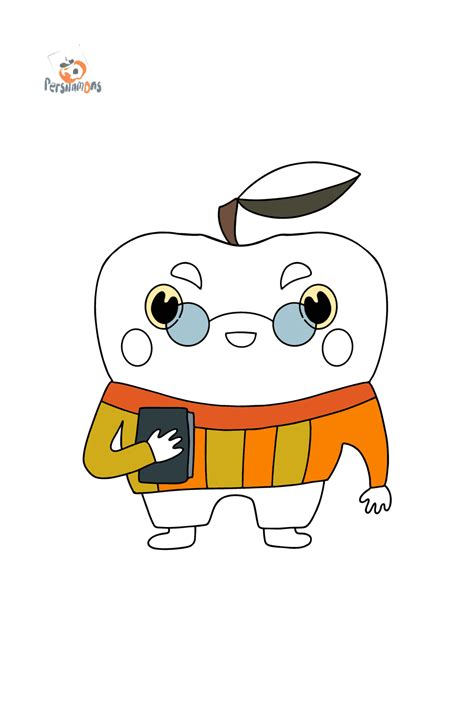 Image result for Apple Computer Coloring Page