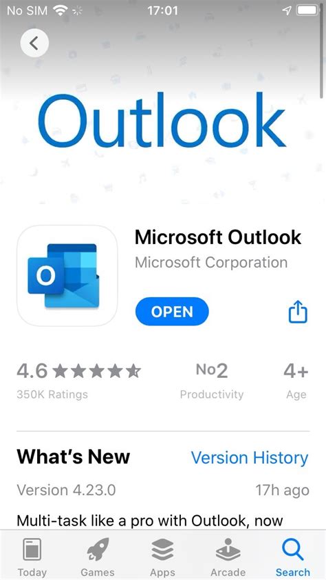 Image result for Outlook iOS App