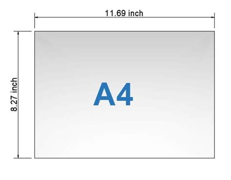 Image result for A4 Paper Format