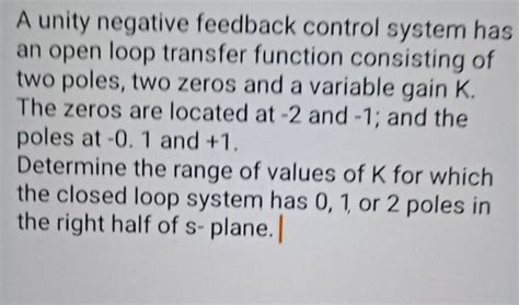 Image result for Unity Negative Feedback General Transfer Function with Controller