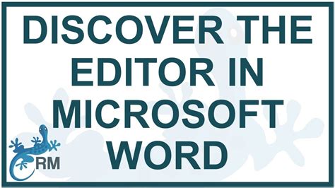 Image result for Editor Command Word