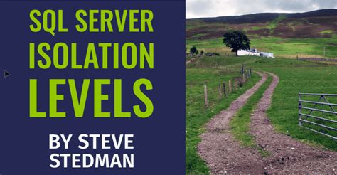 Image result for SQL Display Isolation Level