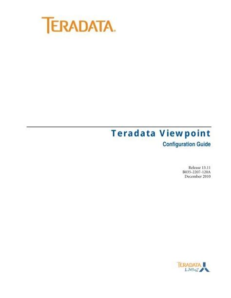 Teradata Viewpoint に対する画像結果