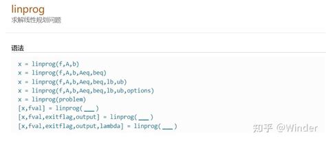 Image result for Linprog MATLAB