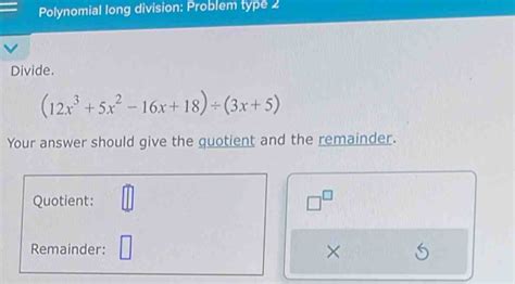 Toradh íomhá ar Give Answer As Polynomial Term