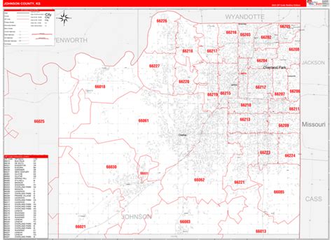 Image result for Zip Code Map of Kansas State