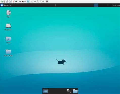 Toradh íomhá ar Oracle Linux Desktop GUI