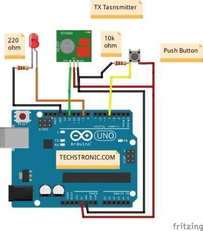 Image result for Arduino RF Transmitter Circuit