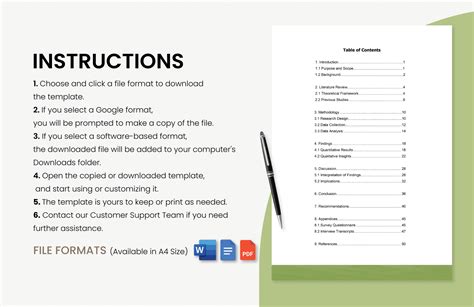 Image result for Table of Contents Sample Design