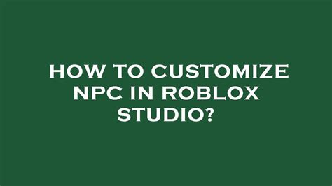 Image result for How to Make an NPC in Roblox Studio 2021
