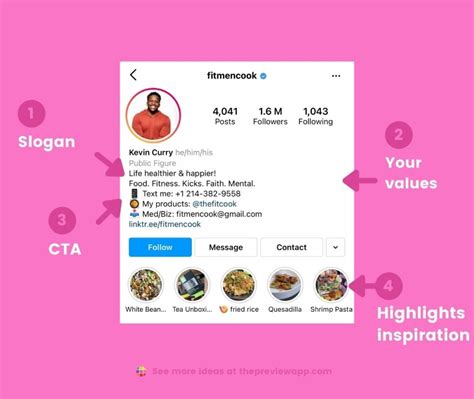 Toradh íomhá ar Instagram Profile with Bio Template