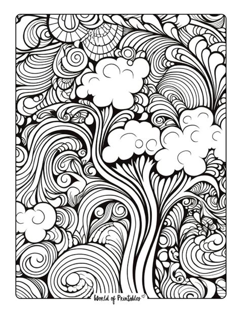 Toradh íomhá ar 3D Abstract Coloring Pages