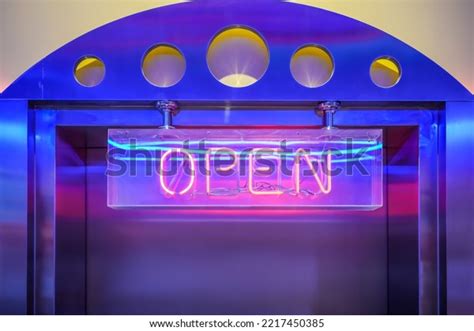 Image result for Blue Neon Open Sign