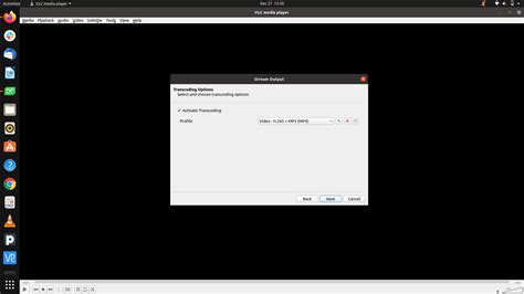 Toradh íomhá ar Stream VLC with Wizard
