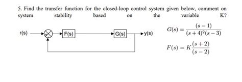 Image result for Transfer Function For Closed Loop System