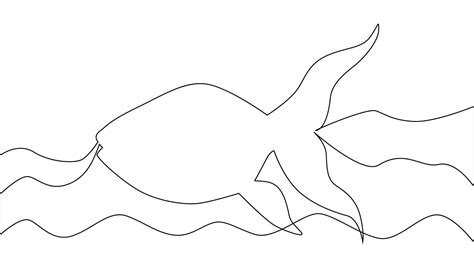 Image result for Continuous Line Drawing Fish