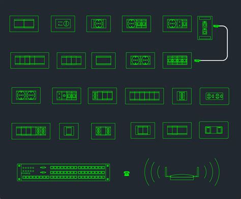 Afbeeldingsresultaten voor Electrical Panel AutoCAD Block