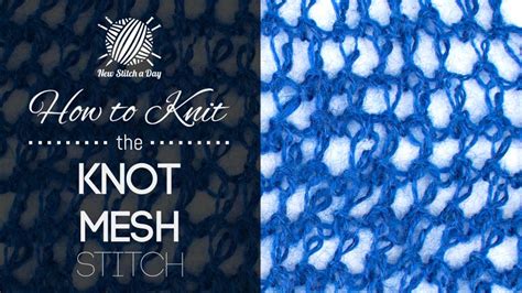Image result for Knit Mesh Stitch Pattern