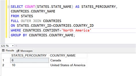 Image result for Full Outer Join in SQL Example with Where Clause