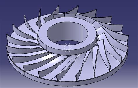 Centrifugal Impeller in Dyson Design-க்கான படிம முடிவு