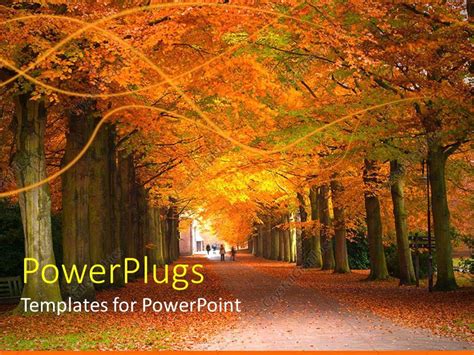 Toradh íomhá ar Fall PowerPoint Template