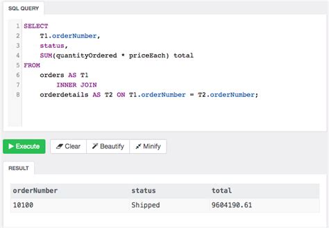 SQL INNER Join Sum Group By に対する画像結果