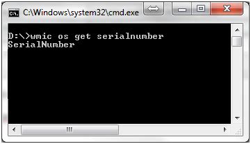 Image result for Commande Prompt Cmd Line for Serial Number