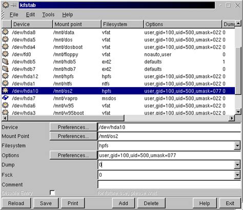 Image result for File System Table Record Linux