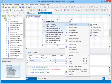 Toradh íomhá ar SQL Query Builder Tool