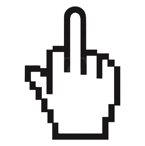 Image result for Middle Finger Hand Cursor