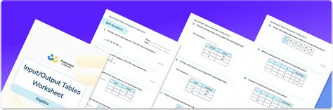 Image result for R Graphs Input/Output Table Worksheet