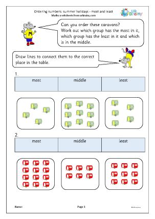 Ordering Objects Worksheet માટે ઇમેજ પરિણામ