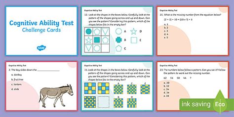Cognitive Tests Examples に対する画像結果