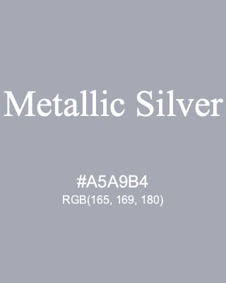 Toradh íomhá ar Silver Hex Code Metallic