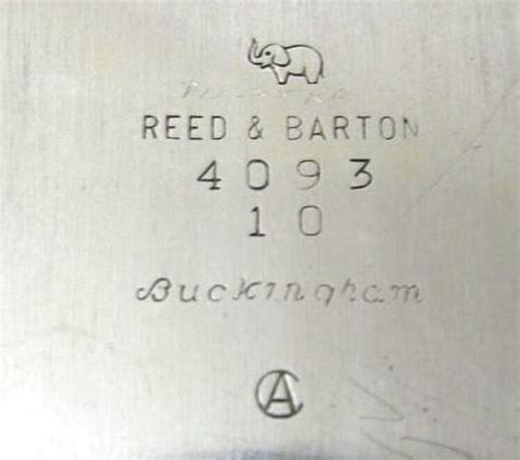 Image result for Reed Barton Silver Marks