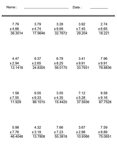 Image result for Master Maths Worksheet 34 Decimal Numbers