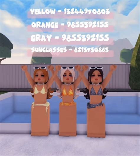 Roblox Swimsuit ID Code に対する画像結果